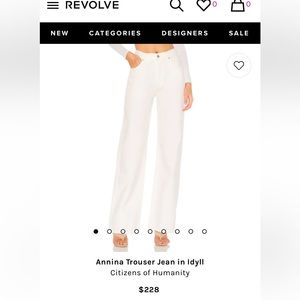 Citizens of Humanity Annina Trouser Wide Leg